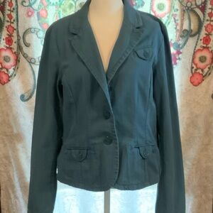 American Eagle Outfitters Teal Blazer Y2K